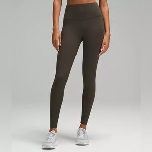 Lululemon Dark Olive Wunder Under Leggings